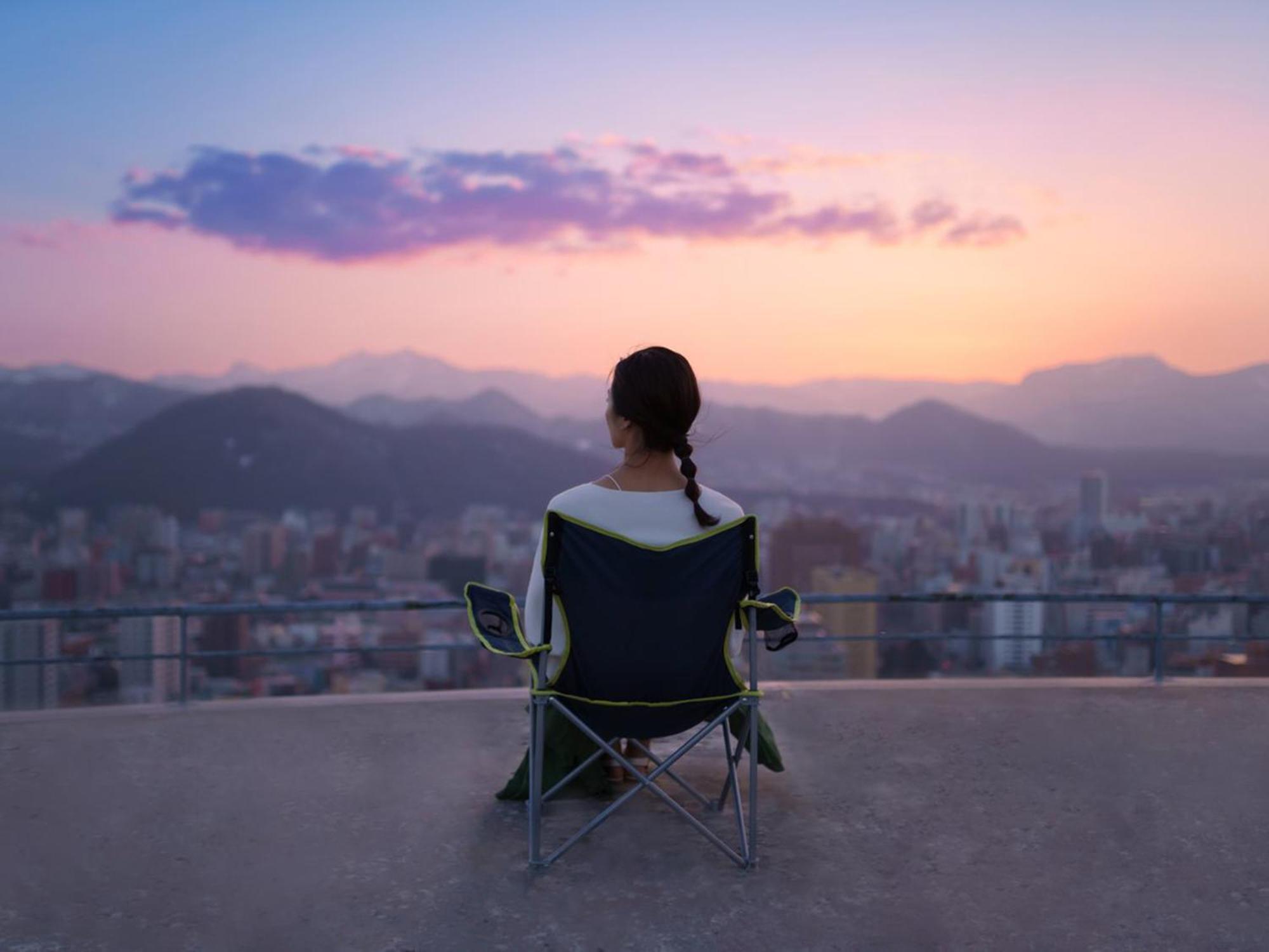 Sapporo Prince Hotel Εξωτερικό φωτογραφία Sunset at the top of Mount Takami