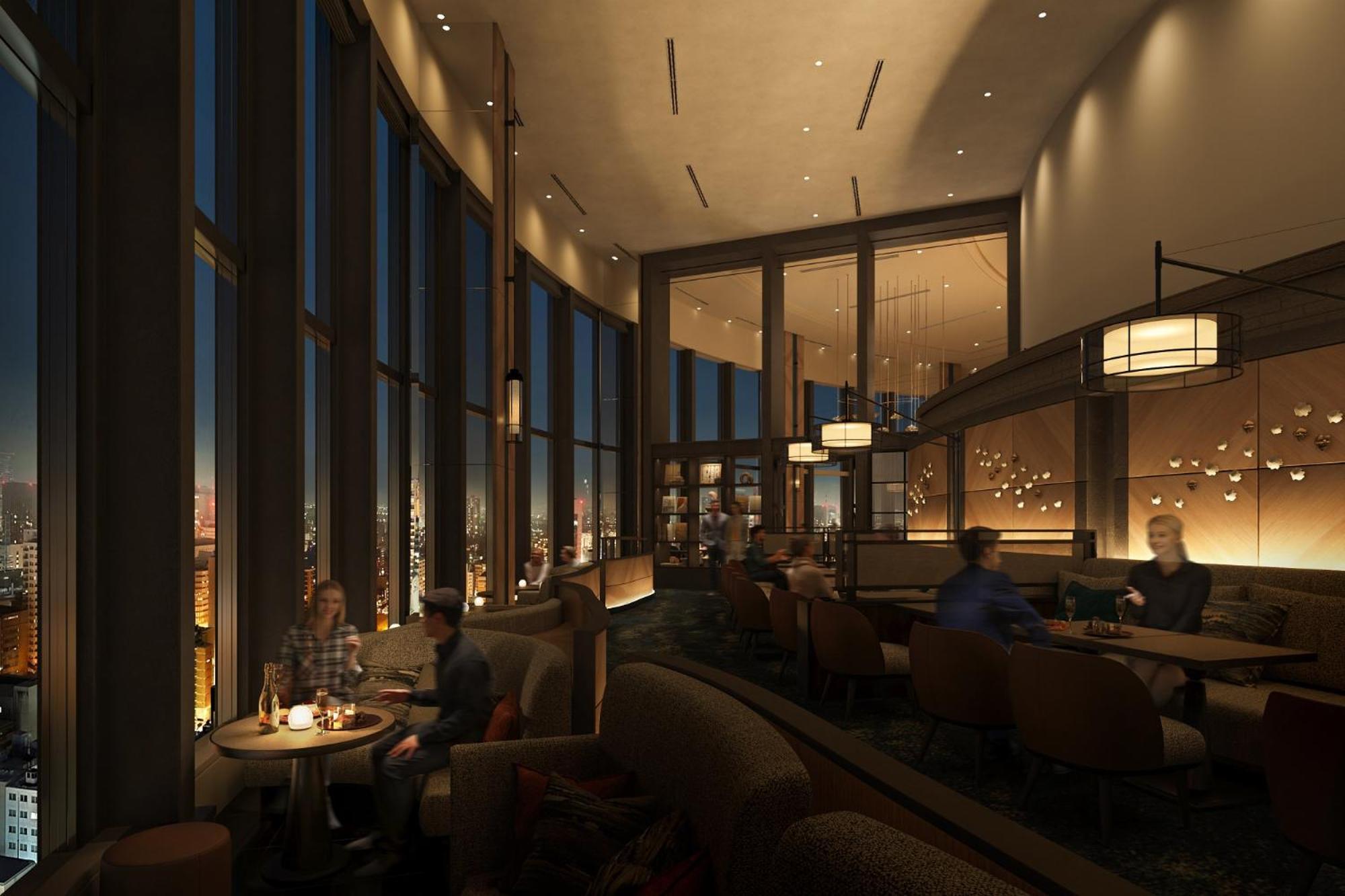 Sapporo Prince Hotel Δωμάτιο φωτογραφία The lounge at the top of the tower